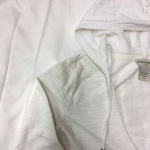 Banana Republic, white hoodie, size XS